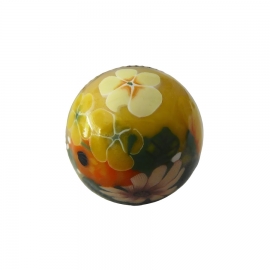 Bague réglable fleurs jaunes, bijoux floraux fait main, pièce unique, Joanna Calla