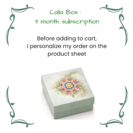 Calla box abonnement 3 mois