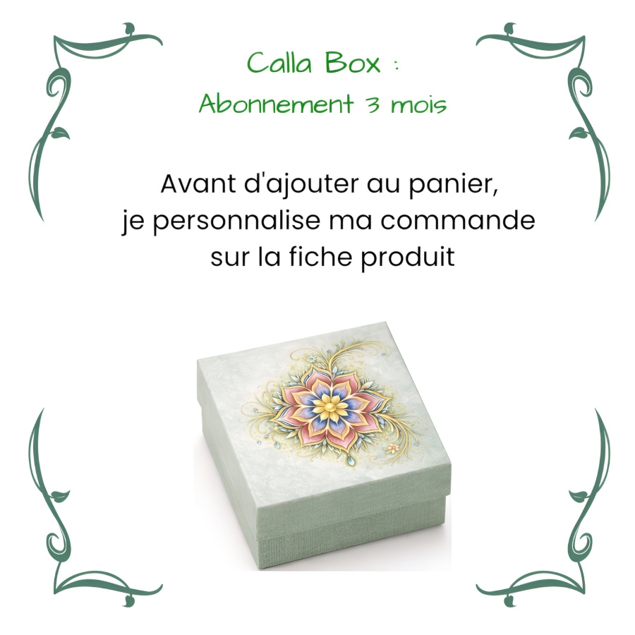 La Calla box sur abonnement, bijoux bohème, floraux et mandala, plaqué or et argent, fait main, Joanna Calla