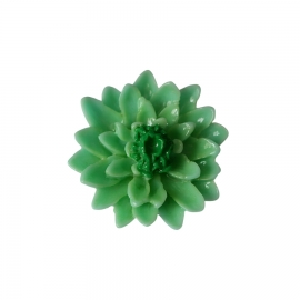 Broche fleur, dahlia vert, bijoux floraux, bijoux fleurs, fait main, artisanat d'art, Joanna Calla