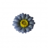 Broche fleur, marguerite bleu clair, bijoux floraux, bijoux fleurs, fait main, artisanat d'art, Joanna Calla