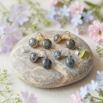 Dormeuses Joanna Calla, un mariage de l'Art Nouveau et du chic bohème